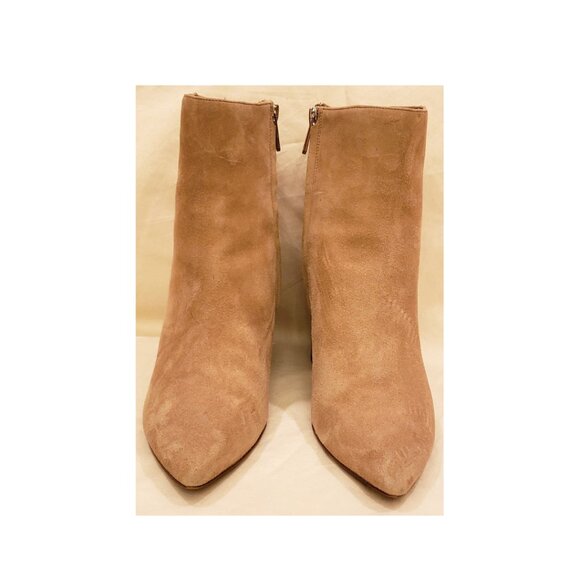 Sam Edelman Ankle Booties Size-9 Tan Leather/Suede - Picture 6 of 9